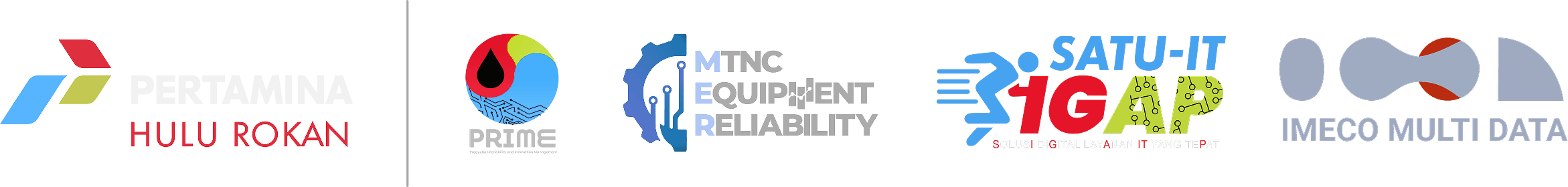 Pertamina Hulu Rokan · PRIME · MTNC Equipment Reliability · SATU-IT BIGAP · IMECO Multi Data