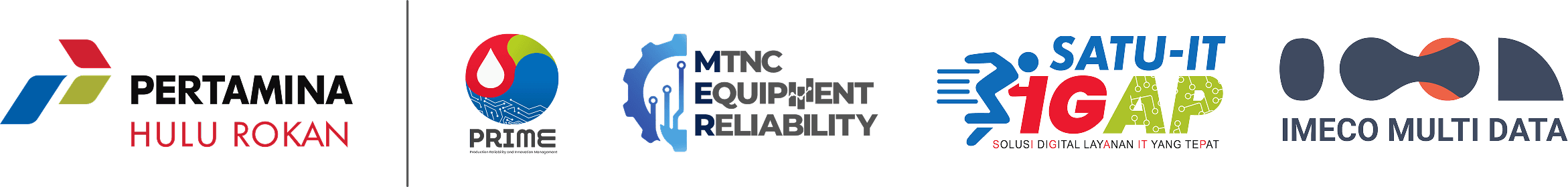 Pertamina Hulu Rokan · PRIME · MTNC Equipment Reliability · SATU-IT BIGAP · IMECO Multi Data